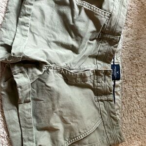 American Eagle Outfitters Green Cargo Shorts